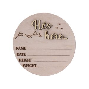 'He's Here' Doğum Plağı