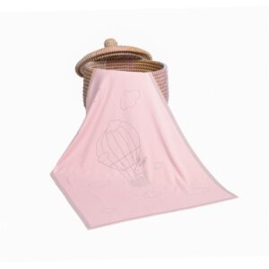 İsme Özel Balonlu Pembe Battaniye
